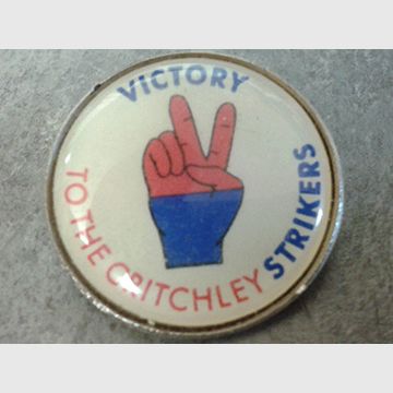 076486 VICTORY TO CRITCHLEY STRIKERS £10.00
